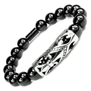 ONE ION Protector's Black Tourmaline Energy Bracelet 